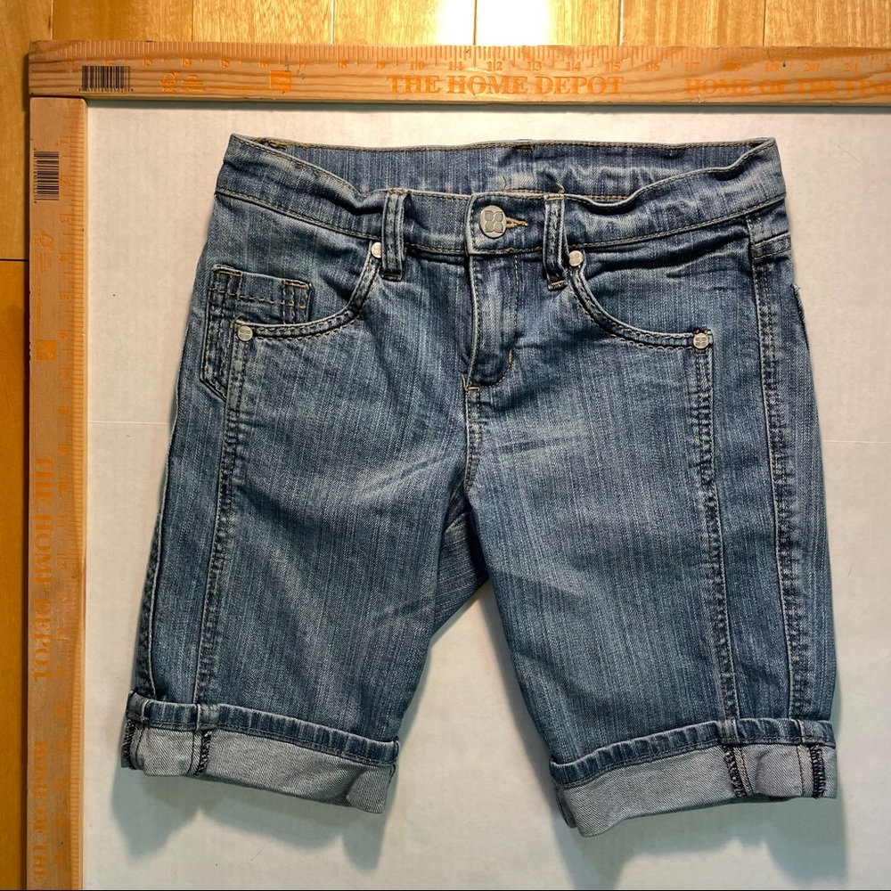 Denim Bermuda Shorts